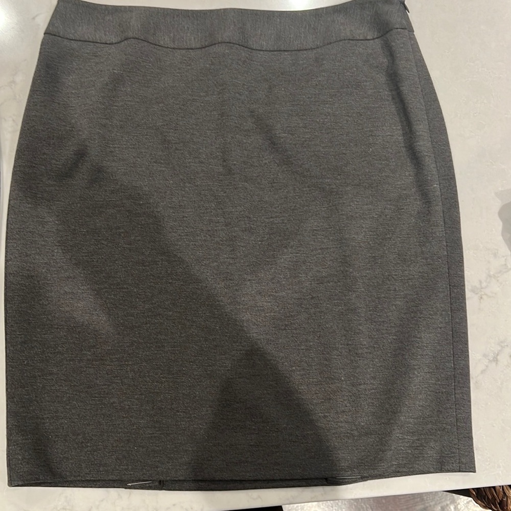 2 Loft knit skirts - back and gray - size 10 - rarely worn, perfect condition